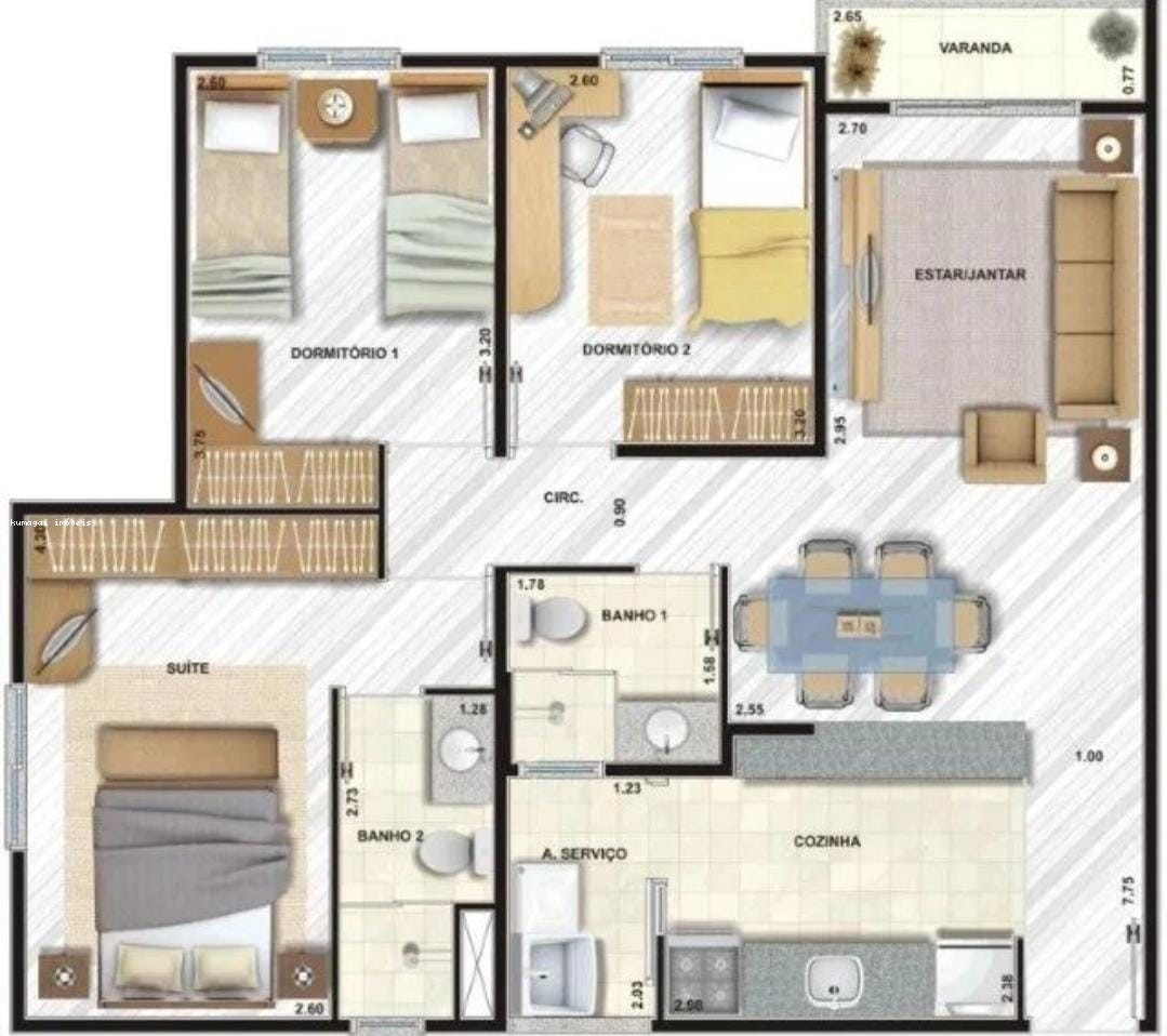 Apartamento, 3 quartos - Foto 8